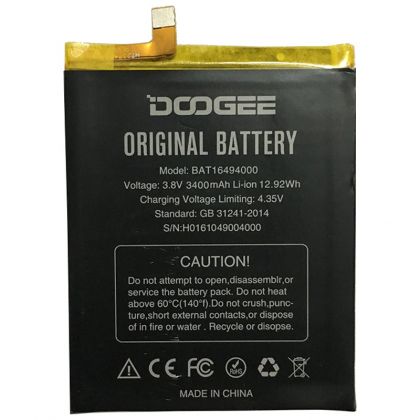 акумулятор doogee f7 / f7 pro (bat16474000) 4000 mah [original prc] 12 міс. гарантії