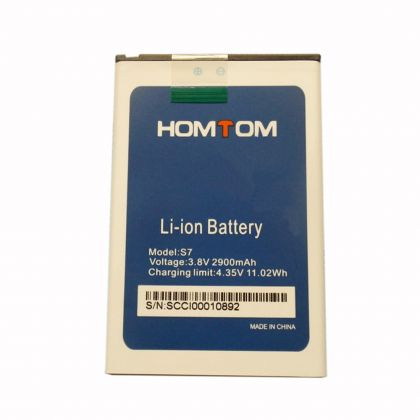 акумулятор homtom s7 2900 mah [original prc] 12 міс. гарантії