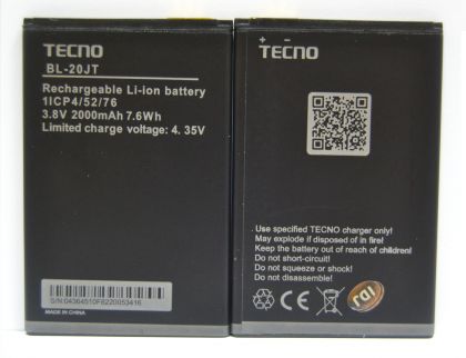 акумулятор tecno bl-20jt / pop 2f lte 2000 mah [original prc] 12 міс. гарантії