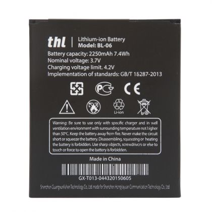 Аккумулятор THL BL-06 (T6, T6s, T6c, T6Pro) [Original PRC]