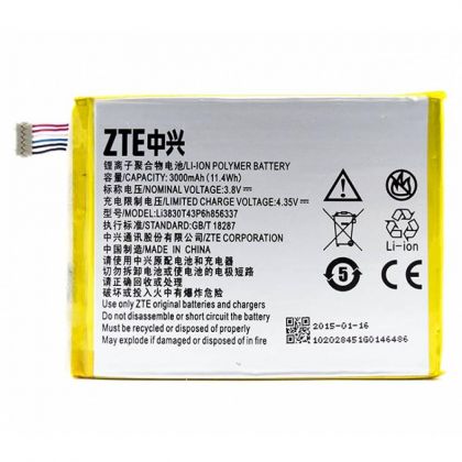 акумулятор zte li3830t43p6h856337 (zte blade x9, g719c, n939st, blade s6 lux q7/-c, v5 pro) [original] 12 міс. гарантії