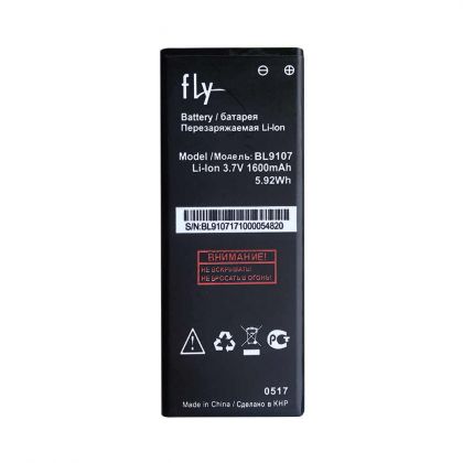 акумулятор fly bl9107 (5s) [original prc] 12 міс. гарантії