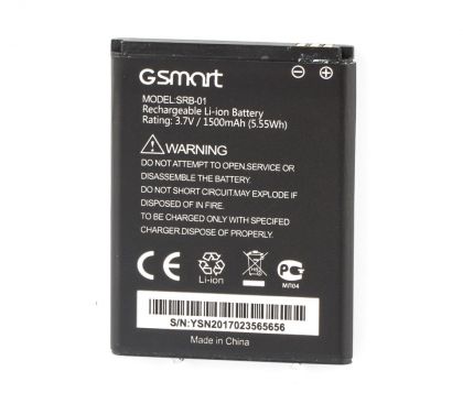 акумулятор gigabyte gsmart rio r1 srb-01 1500 mah [original prc] 12 міс. гарантії