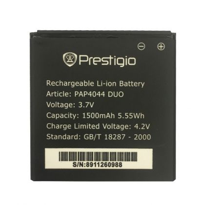 акумулятор prestigio pap4044, pap4322 [original prc] 12 міс. гарантії, 1500 mah