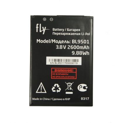 акумулятор fly bl9501 (2600 mah) [original prc] 12 міс. гарантії