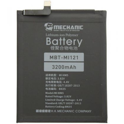 акумулятор mechanic bn35 (3200 mah) для xiaomi redmi 5