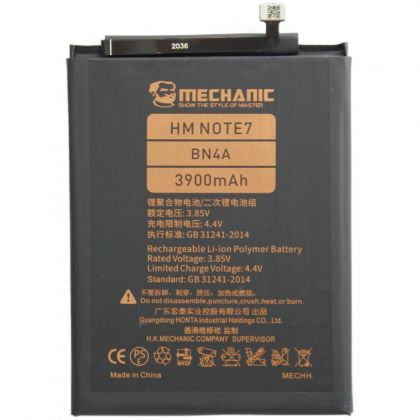 акумулятор mechanic bn4a (4000 mah) для xiaomi redmi note 7 / note 7 pro