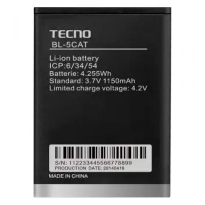 акумулятор tecno t301 / t302 / t312 / t349 / t401 / t371 / bl-5cat [original prc] 12 міс. гарантії