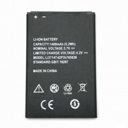 акумулятор zte li3714t42p3h765039 (blade a5/ a5 pro/ af3/ af5 / a506 / t221 / af8 / t230) 1400 mah [original prc] 12 міс. гарантії