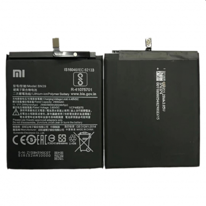 акумулятор xiaomi bn39 (mi play) m1901f9e 3000 mah [original prc] 12 міс. гарантії