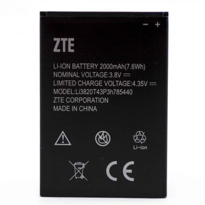 акумулятор zte li3820t43p3h785440 (zte blade l370 / blade l2 plus) [original prc] 12 міс. гарантії