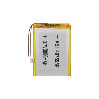 Акумулятор 407595P універсальний з контролером, 3,2 х 71 х 95 мм (3000 mAh)/ для смартфона, планшета