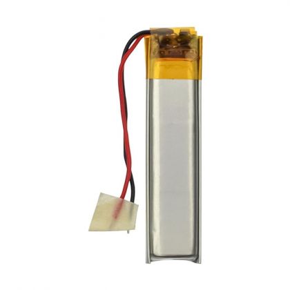 Акумулятор 501040P універсальний з контролером, 5 х 10 х 40 мм (185 mAh)/ для кейсів навушників, Bluetooth гарнітур, MP3 рлеєрів