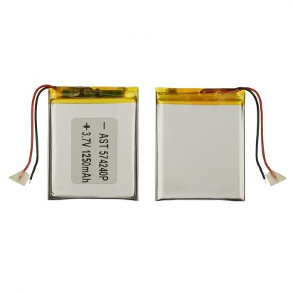 Акумулятор 574240P універсальний з контролером, 5 х 40 х 51 мм (1250 mAh)/ для смартфона, планшета