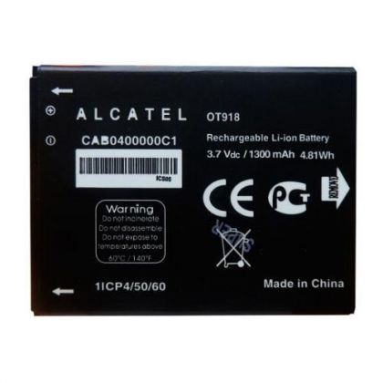 акумулятор alcatel 1009x, 1010d, 1010x, 1035d, 1040d, 1042d, 1046d, 132x, 232x, 1010, 1040x, 1042d, ot132(cab0400000c1) [original prc] 12 міс. гарантії