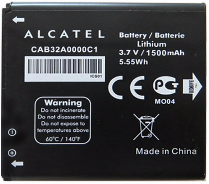Аккумулятор Alcatel OT916 (CAB32A0000C1, CAB32A0000C2) [Original PRC]