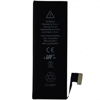 акумулятор apple iphone 5 (5g) (1440 mah) [original prc] 12 міс. гарантії