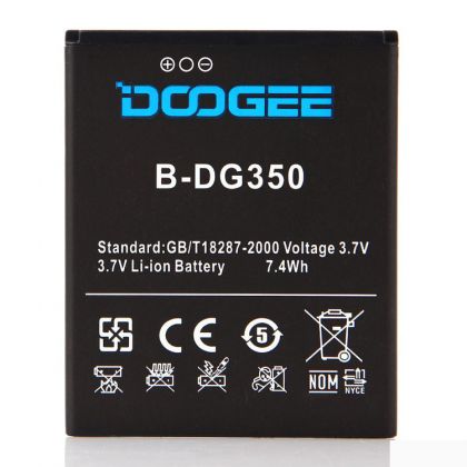 акумулятор doogee dg350 2200 mah [original prc] 12 міс. гарантії