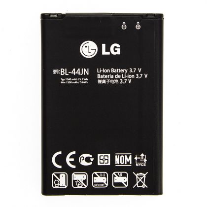 акумулятор lg bl-44jn - x135, x145, p970, l3, l5 [original prc] 12 міс. гарантії, 1500 mah