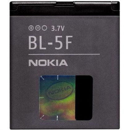 акумулятор nokia bl-5f / n95, n96, n78, n79, n93i, e65, x5-01, 6210 navigator, 6210s, 6260s, 6290, 6710n [original prc] 12 міс. гарантії