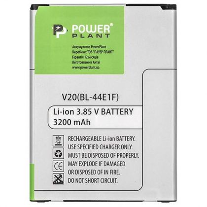 акумулятор powerplant lg v20 (bl-44e1f) 3200 mah