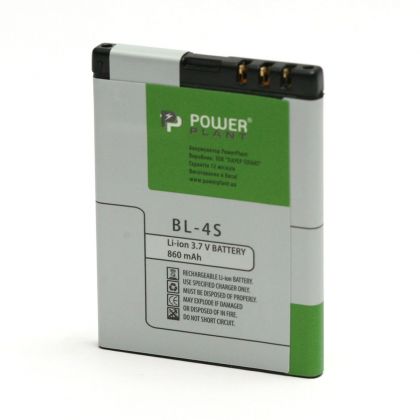 акумулятор powerplant nokia 2680, 3600 (bl-4s) 860 mah