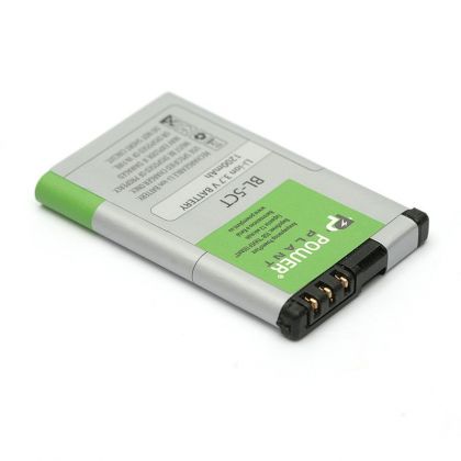 акумулятор powerplant nokia c3, c5 (bl-5ct) 1200 mah