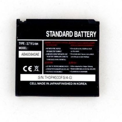 акумулятор samsung f330, s3600, c3310, s5320, s5520 и др. (ab533640ae/au/cu) [original prc] 12 міс. гарантії