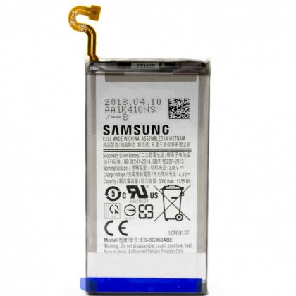 акумулятор samsung galaxy s9 eb-bg960abe g960f 3000 mah [original prc] 12 міс. гарантії