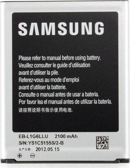 акумулятор samsung s3, i9300, i9082, galaxy grand и др. eb-l1g6llu 2100 mah [original prc] 12 міс. гарантії
