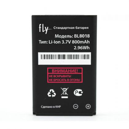 акумулятор fly bl8018 / ff183 [original prc] 12 міс. гарантії