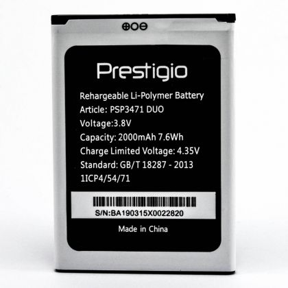 акумулятор prestigio psp3471 wize q3 / 3471 [original prc] 12 міс. гарантії