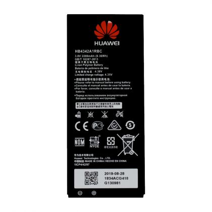 акумулятор для huawei hb4342a1rbc - y5 ii, y6 2015, honor 4a, honor 5, honor 5a - 2200 mah [hc]