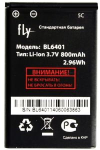 Акумулятор для Fly BL6401 (DS103) [Original PRC] 12 міс. гарантії