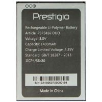 Акумулятор для Prestigio PSP3416 Wize YA3 / Li-Polymer 1400 mAh 3.8V [Original PRC] 12 міс. гарантії