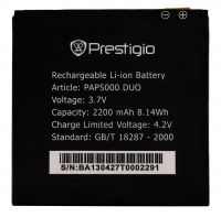 акумулятор prestigio pap5000 [original prc] 12 міс. гарантії, 2200 mah