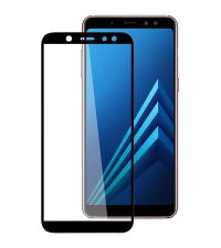 Защитное стекло Full screen PowerPlant для Samsung Galaxy A6+ (SM-A605) Black