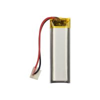 Акумулятор 501240P універсальний з контролером, 5 х 12 х 41 мм (160 mAh)/ для кейсів навушників, Bluetooth гарнітур, MP3 рлеєрів