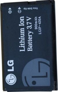 Акумулятор для LG KP110 (LGIP-430A/LGIP-531A), 900 mAh [High Copy]