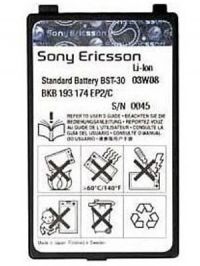 Акумулятор для Sony Ericsson BST-30, 850 mAh [HC]