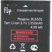 Акумулятор для Fly (BL6501) iQ280 [Original PRC] 12 міс. гарантії