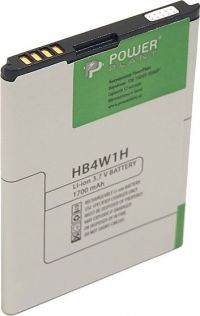 Акумулятор PowerPlant Huawei Ascend C8813, G510, G520, G525, H867G, U8686, U8685, U8951, W2, Y210, Y301, Y530 и др. (HB4W1H, HB4W1) 1700 mAh