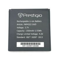 акумулятор prestigio pap4044, pap4322 [original prc] 12 міс. гарантії, 1500 mah